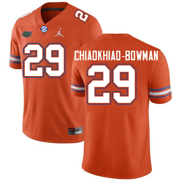 Men #29 Thai Chiaokhiao-Bowman Florida Gators College Football Jerseys Sale-Orange